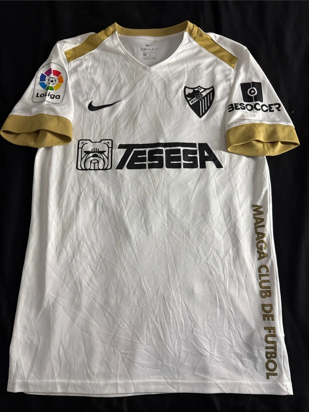 Malaga CF 🇪🇸 #15 Federico Ricca 2017-18 Nike Away La Liga Jersey
